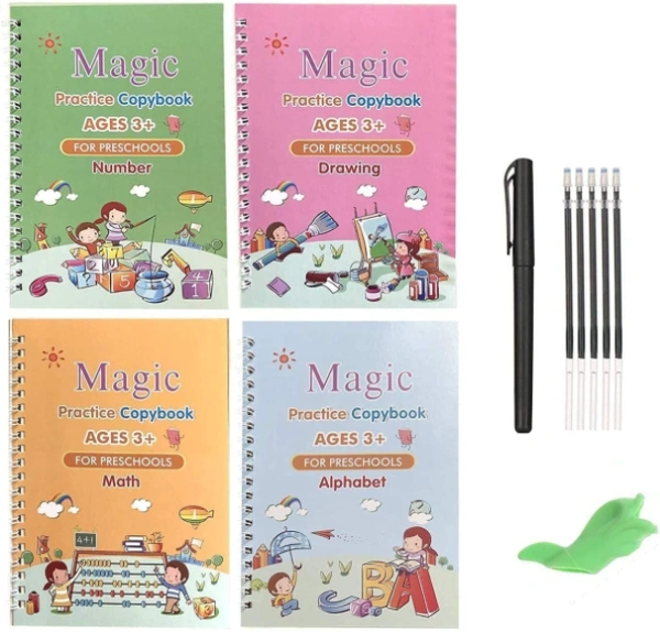 Kids Writing Practice Copybook Magic Calligraphy - 280 mm x 240 mm